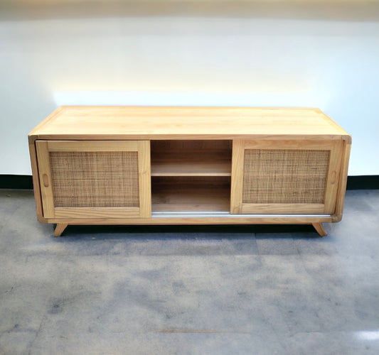 Sungkai Square weave Console