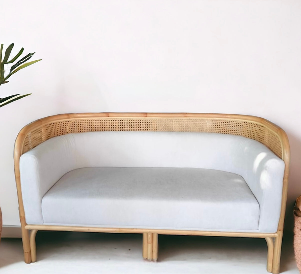 Rattan Loveseat