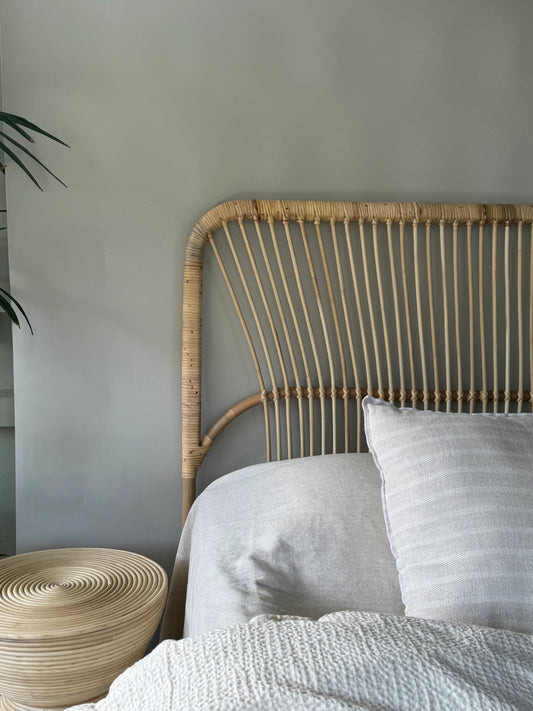 Cal King Rattan Headboard